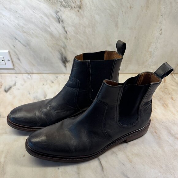 Cole Haan Chelsea Boots Black Leather Size 10.5 - Picture 3 of 4